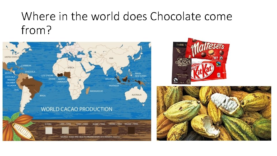 Where in the world does Chocolate come from? 