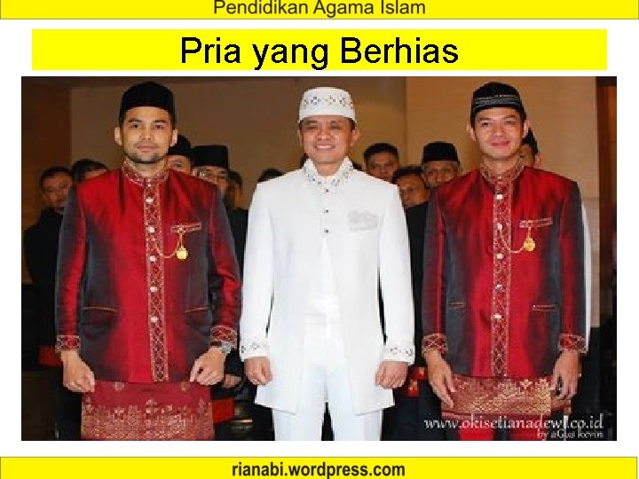 Pria yang Berhias 