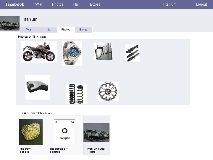 facebook Wall Photos Flair Boxes Titanium Wall Info Photos of Ti 7 Photos Ti’s