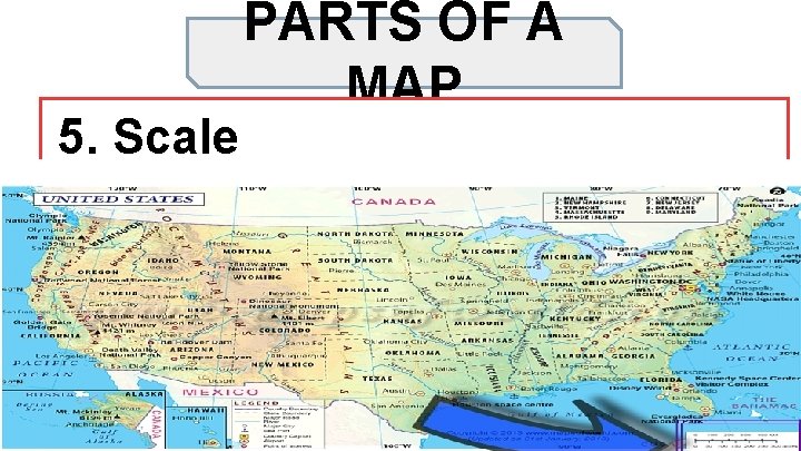 5. Scale PARTS OF A MAP 