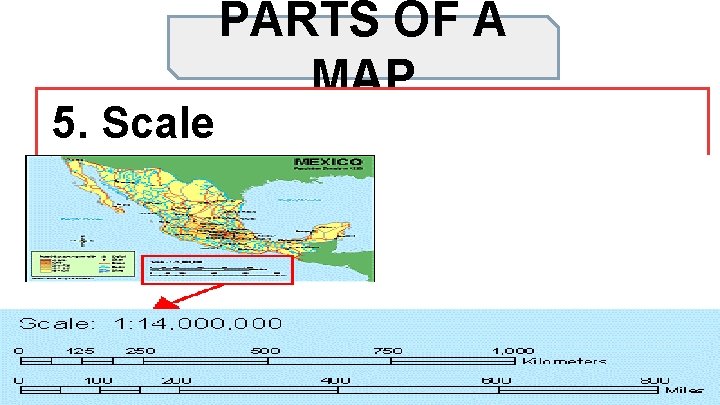 5. Scale PARTS OF A MAP 