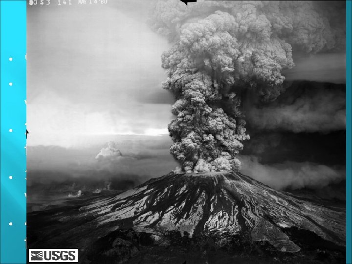 Volcanoes • • • Objectives: 1. Describe the internal structure of a volcano and