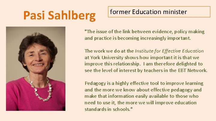 Pasi Sahlberg author Finnish Lessons Finnish education is