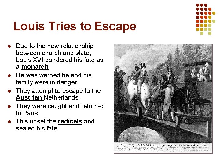 Louis Tries to Escape l l l Due to the new relationship between church