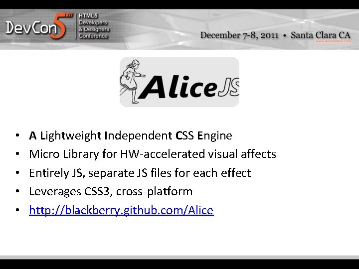• • • A Lightweight Independent CSS Engine Micro Library for HW-accelerated visual • • • A Lightweight Independent CSS Engine Micro Library for HW-accelerated visual
