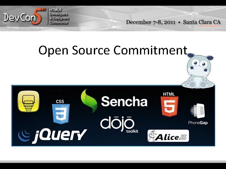 Open Source Commitment Open Source Commitment