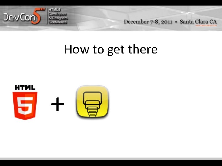 How to get there + How to get there +