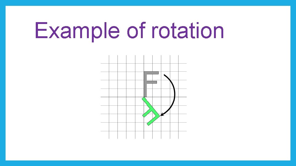 Example of rotation 
