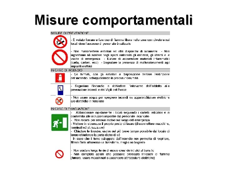 Misure comportamentali 22 