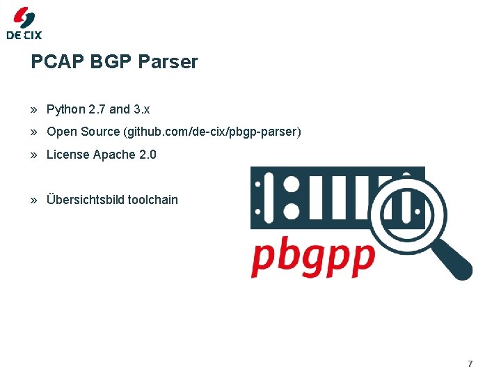 PCAP BGP Parser » Python 2. 7 and 3. x » Open Source (github.