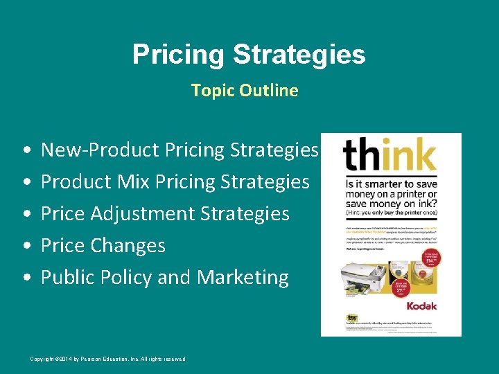 Pricing Strategies Topic Outline • • • New-Product Pricing Strategies Product Mix Pricing Strategies