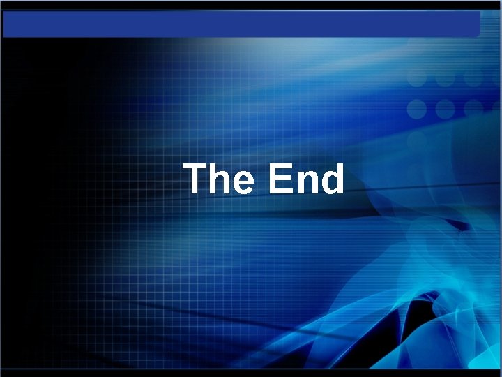 The End 