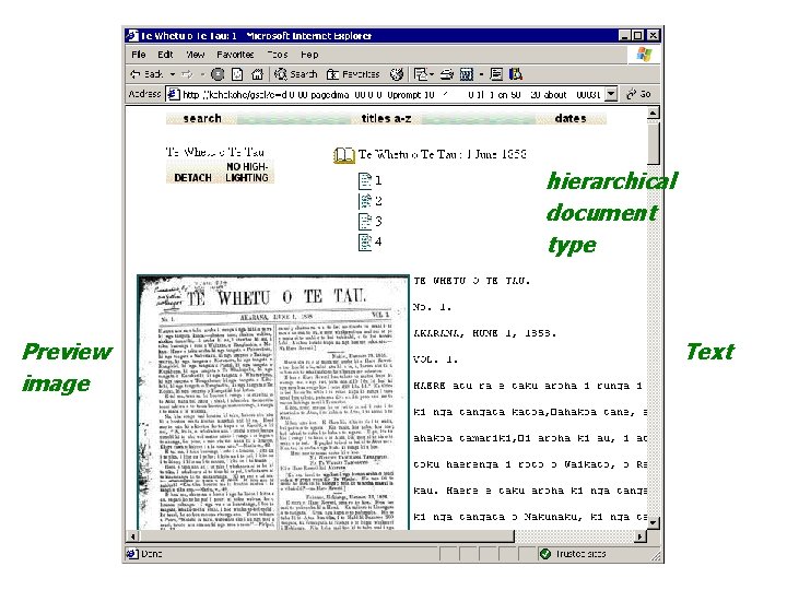hierarchical document type Preview image Text 