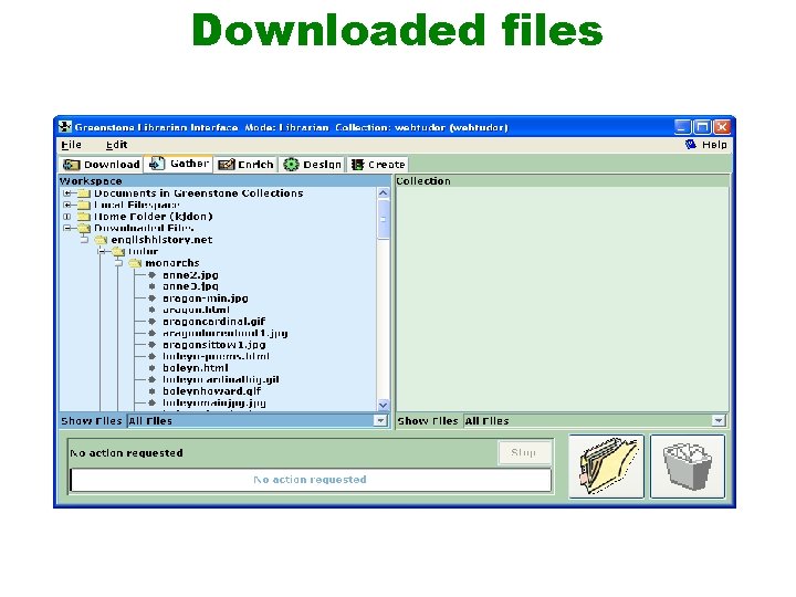 Downloaded files 