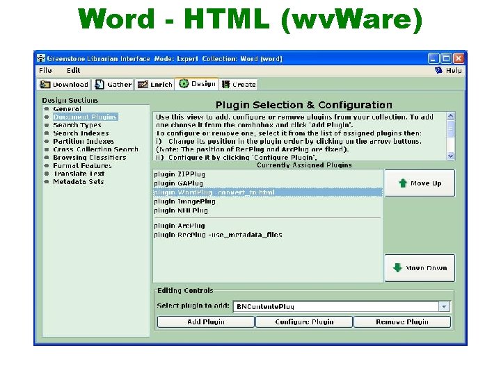 Word - HTML (wv. Ware) 