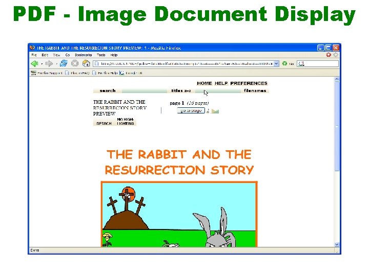 PDF - Image Document Display 