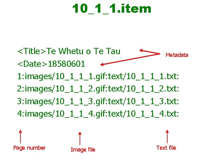 10_1_1. item <Title>Te Whetu o Te Tau Metadata <Date>18580601 1: images/10_1_1_1. gif: text/10_1_1_1. txt: