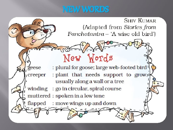 NEW WORDS 