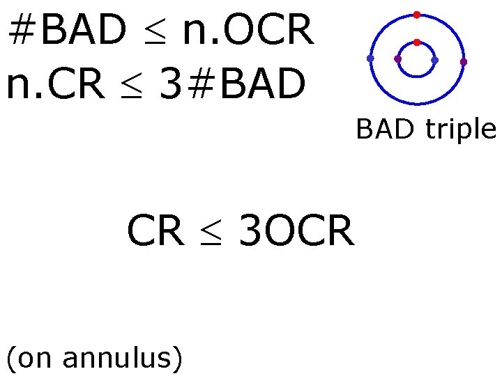 #BAD n. OCR n. CR 3#BAD triple CR 3 OCR (on annulus) 