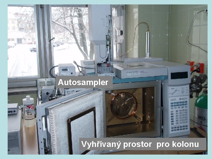 Autosampler Vyhřívaný prostor pro kolonu 