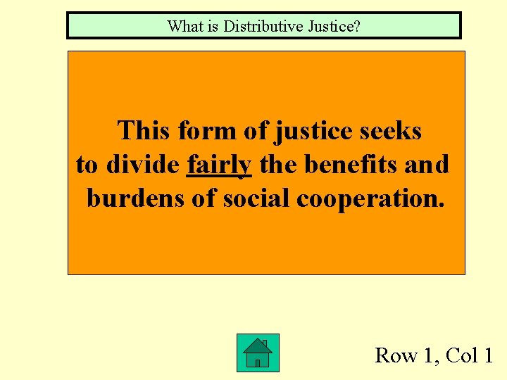 What is Distributive Justice? This form of justice seeks to divide fairly the benefits