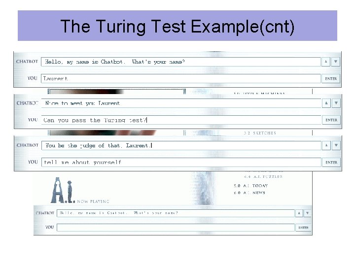 The Turing Test Example(cnt) 