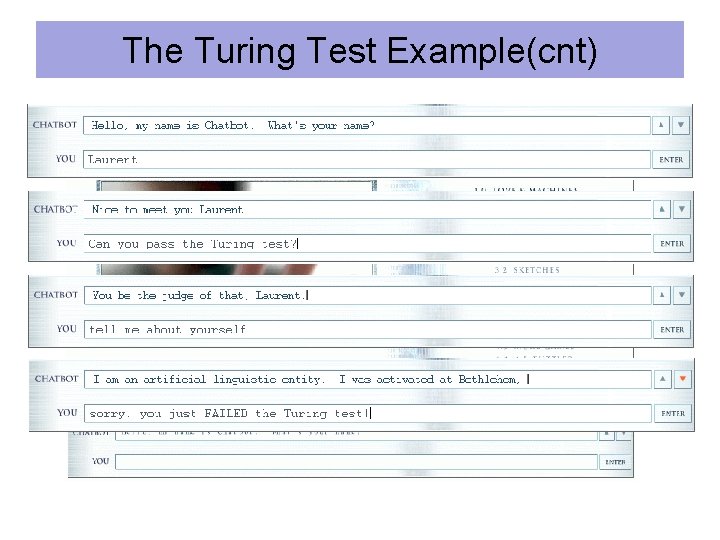 The Turing Test Example(cnt) 