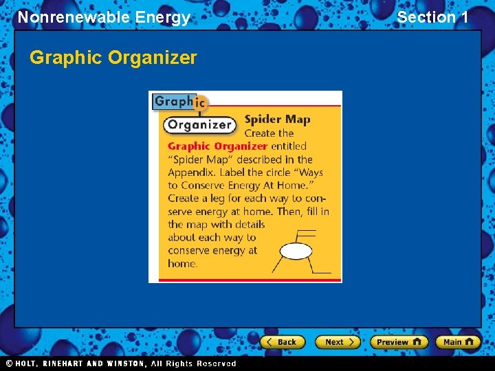 Nonrenewable Energy Graphic Organizer Section 1 