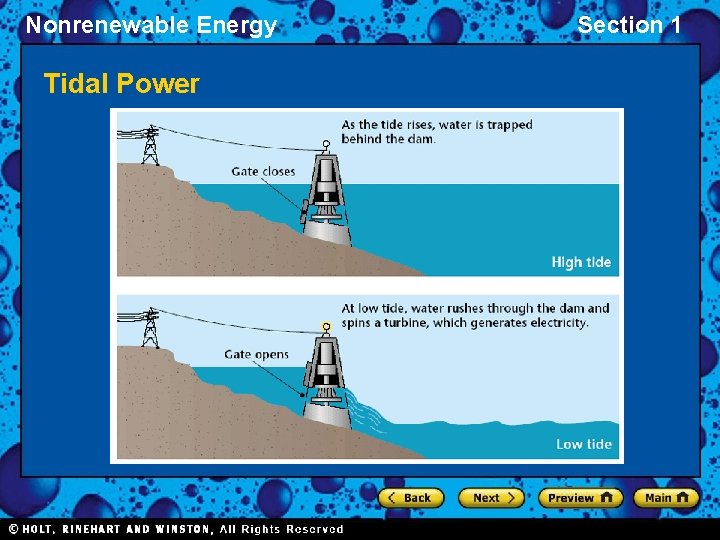 Nonrenewable Energy Tidal Power Section 1 