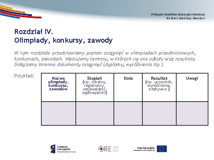 Rozdział IV. Olimpiady, konkursy, zawody W tym rozdziale przedstawiamy poziom osiągnięć w olimpiadach przedmiotowych, Rozdział IV. Olimpiady, konkursy, zawody W tym rozdziale przedstawiamy poziom osiągnięć w olimpiadach przedmiotowych,