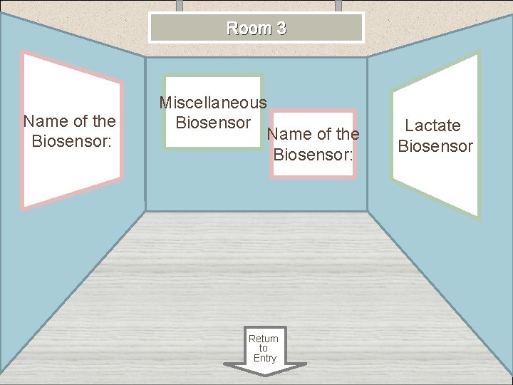 + Room 3 Name of the Biosensor: Room 3 Miscellaneous Biosensor Name of the