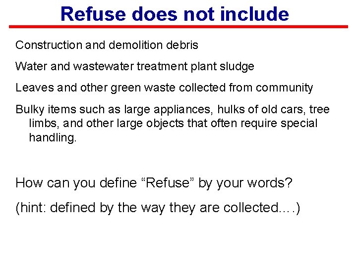 Sustainable Resource Engineering Course Note 3 Joonhong Park