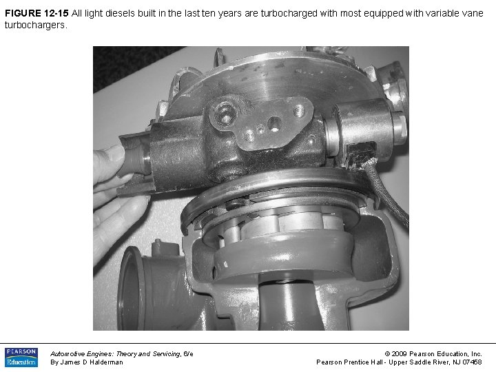 FIGURE 12 -15 All light diesels built in the last ten years are turbocharged