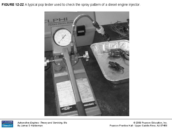 FIGURE 12 -22 A typical pop tester used to check the spray pattern of