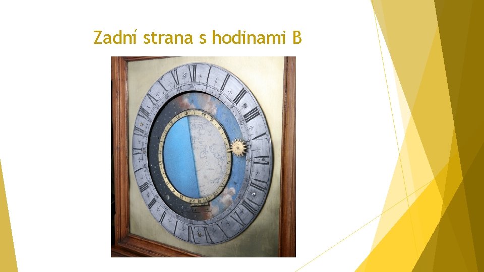 Zadní strana s hodinami B 