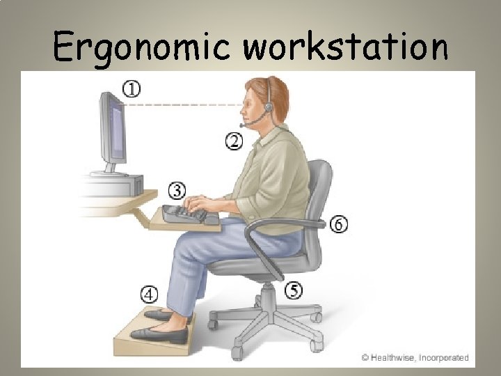 Ergonomic workstation 
