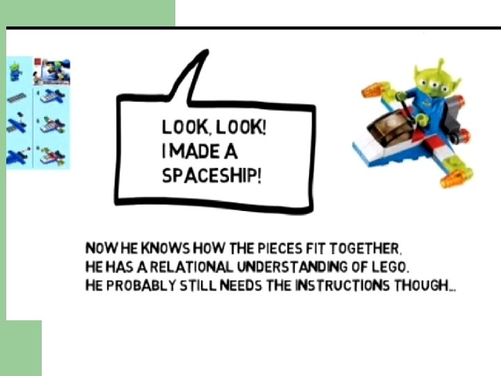 l The student is now able to appreciate the significance of the parts in