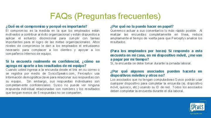 FAQs (Preguntas frecuentes) ¿Qué es el compromiso y porqué es importante? ¿Por qué no FAQs (Preguntas frecuentes) ¿Qué es el compromiso y porqué es importante? ¿Por qué no