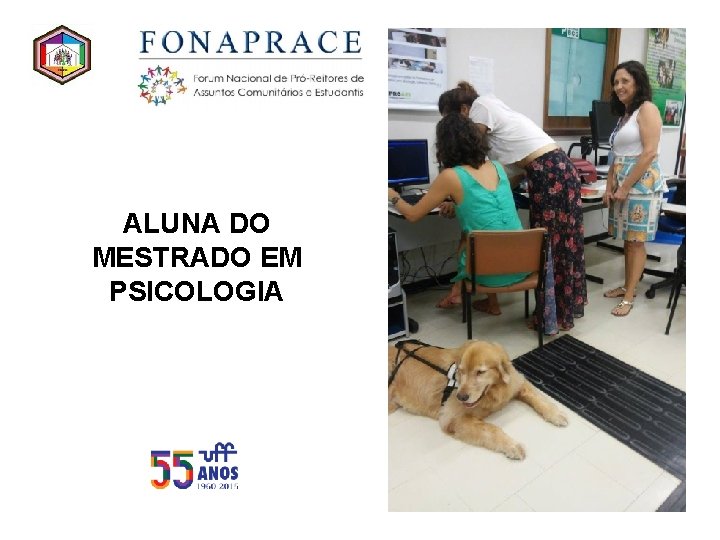 ALUNA DO MESTRADO EM PSICOLOGIA 