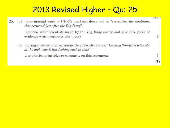 2013 Revised Higher – Qu: 25 