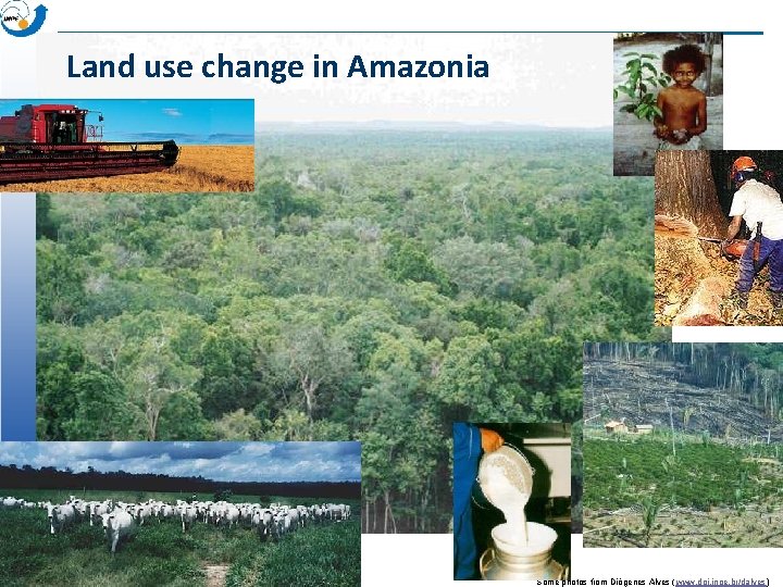 Land use change in Amazonia Some photos from Diógenes Alves (www. dpi. inpe. br/dalves)