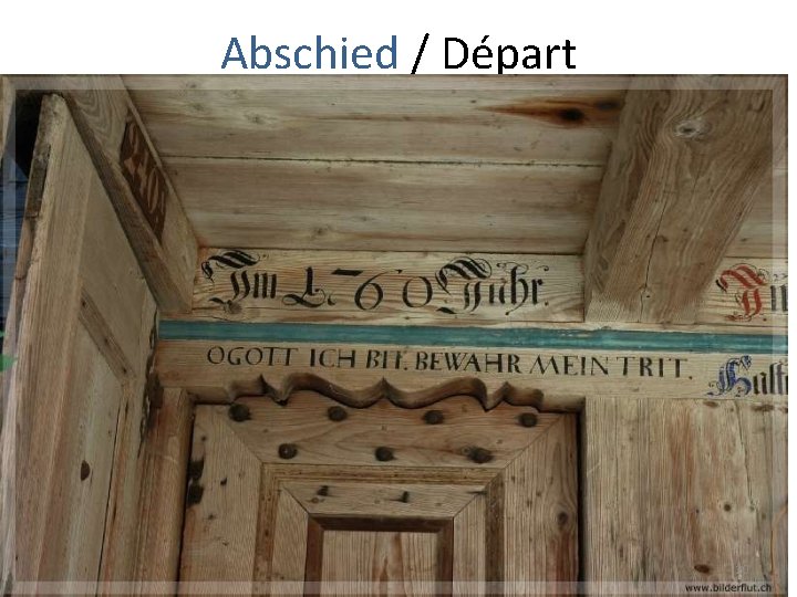 Abschied / Départ 20 