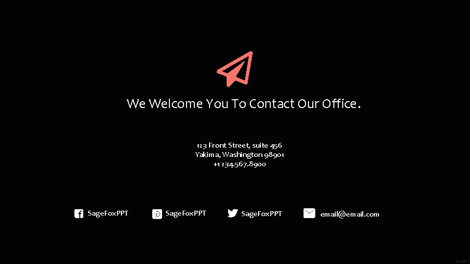 We Welcome You To Contact Our Office. 123 Front Street, suite 456 Yakima, Washington