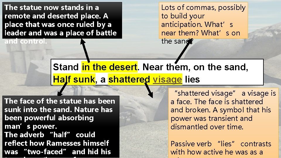 The statue now stands in a remote and deserted place. A place that was