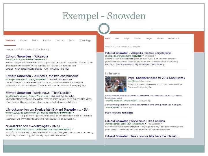 Exempel - Snowden 