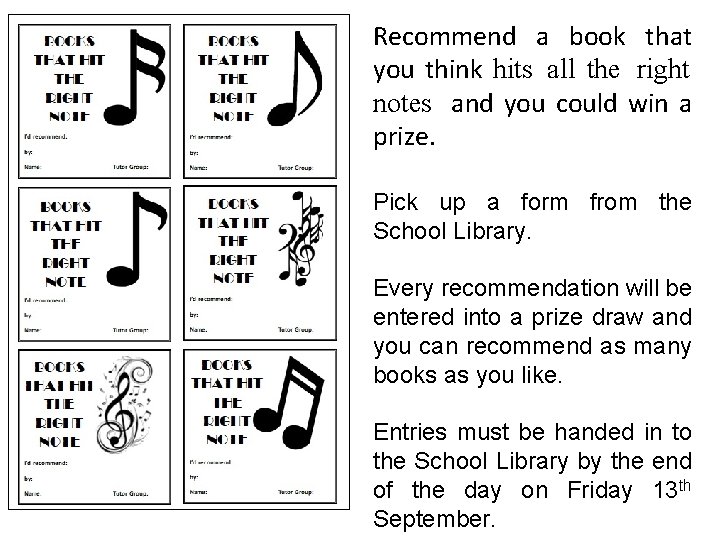Book Week 2019 The Musical Begins Monday th