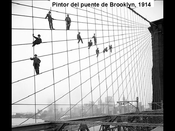 Pintor del puente de Brooklyn, 1914 