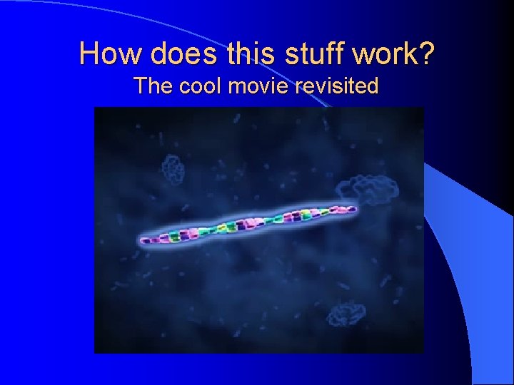 How does this stuff work? The cool movie revisited 