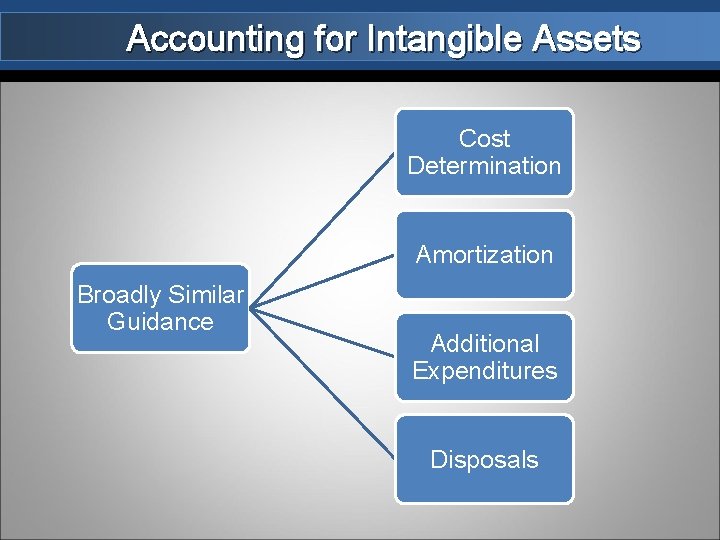Accounting for Intangible Assets Cost Determination Amortization Broadly Similar Guidance Additional Expenditures Disposals 