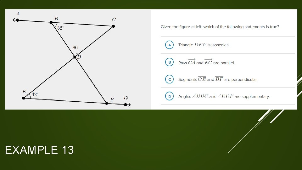EXAMPLE 13  EXAMPLE 13